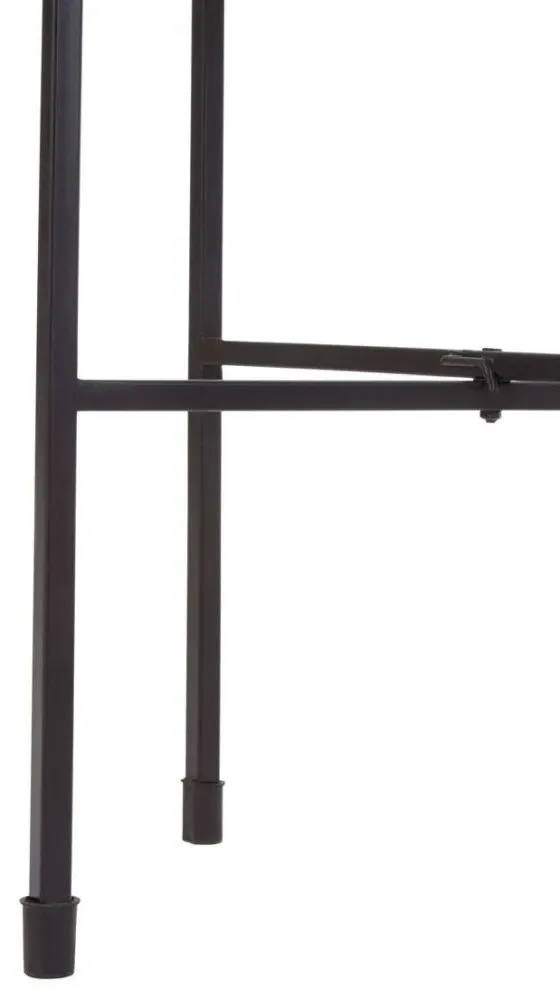 Templar Round Side Table - White, Terrazo