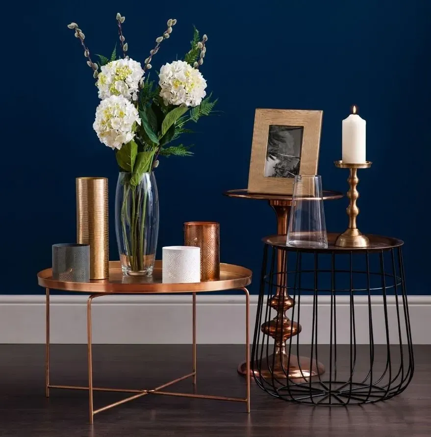 Templar Round Tray Table - Copper