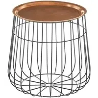 Templar Round Tray Table - Copper