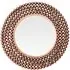 Templar Round Wall Mirror with Beaded Frame - Copper