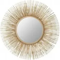 Templar Sunburst Wall Mirror - Gold