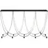 Trento Console Table - Black, Glass