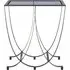 Trento Glass Side Table - Grey