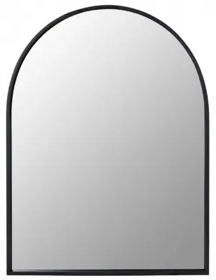 Trento Large Arch Wall Mirror - Black
