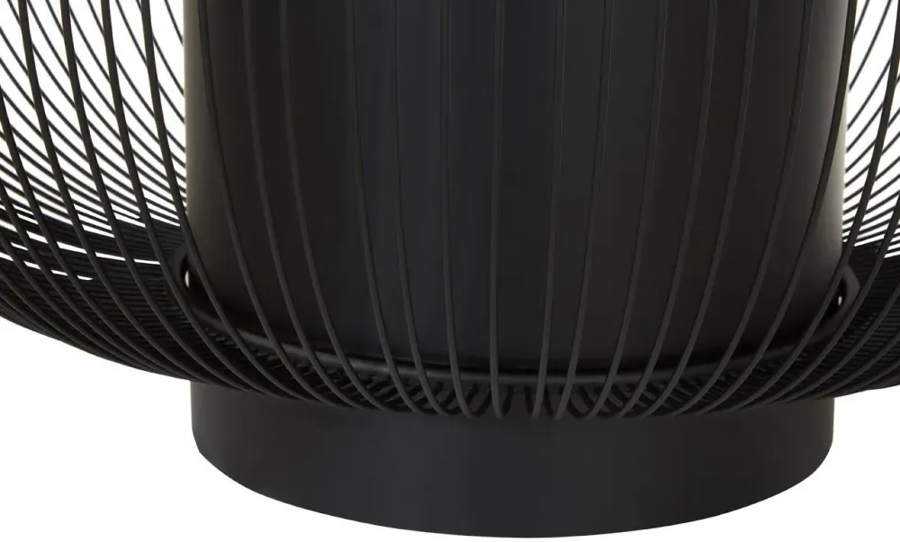 Trento Round Coffee Table - Black, Glass