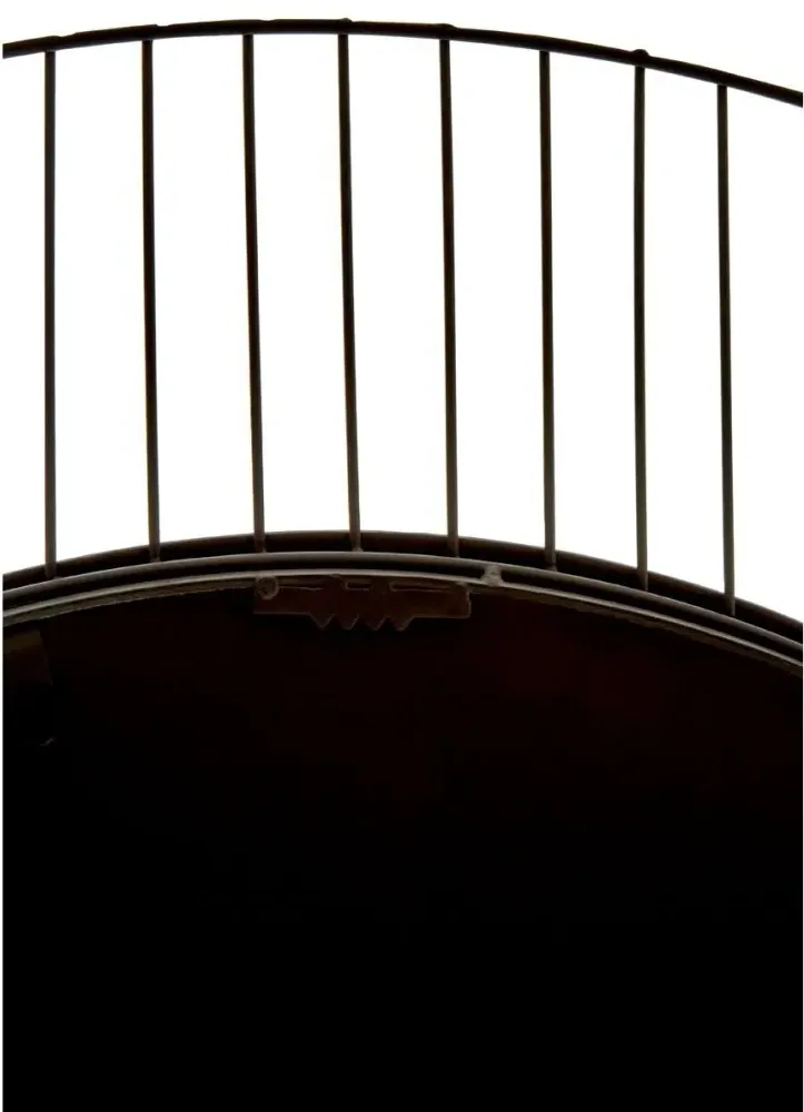 Trento Round Wall Mirror - Black