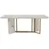 Vieste 8 Seater Dining Table - White, Marble