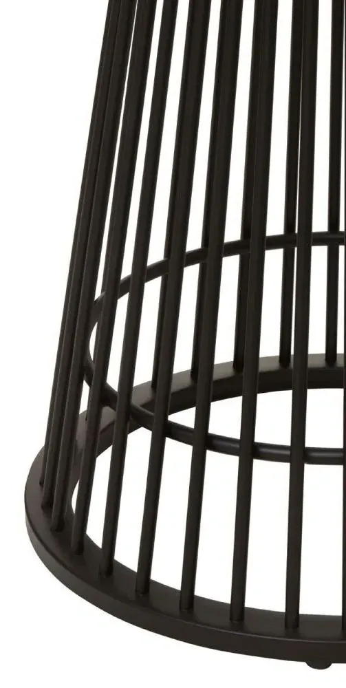 Vogue 2-Seater Round Dining Table - Black, Glass