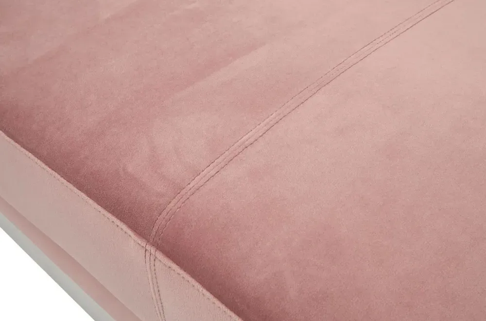 Vogue 3-Seater Sofa - Pink, Velvet