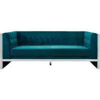 Vogue 3-Seater Sofa - Teal, Velvet