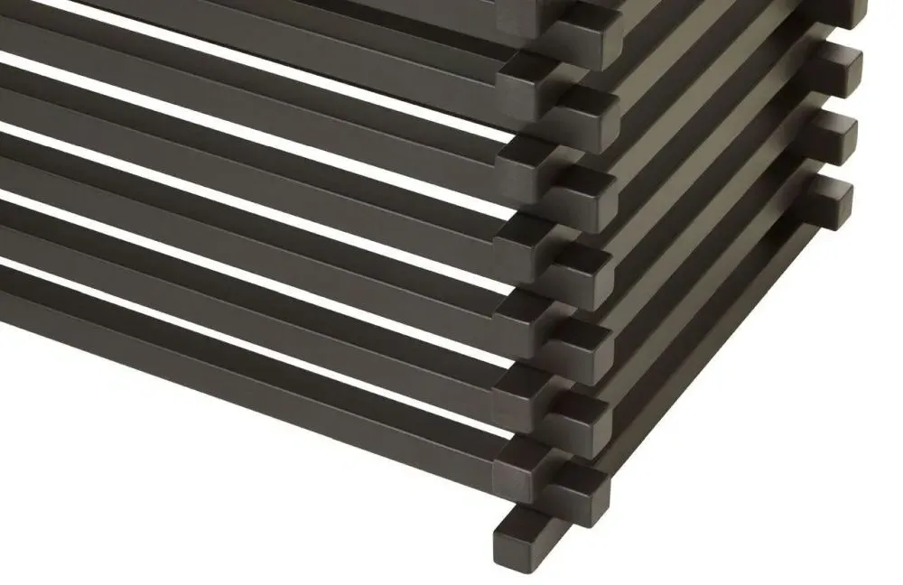 Vogue 8 Seater Glass Dining Table - Black Base