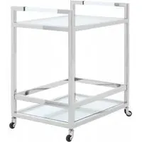 Vogue Butler Trolley - Glass, Chrome