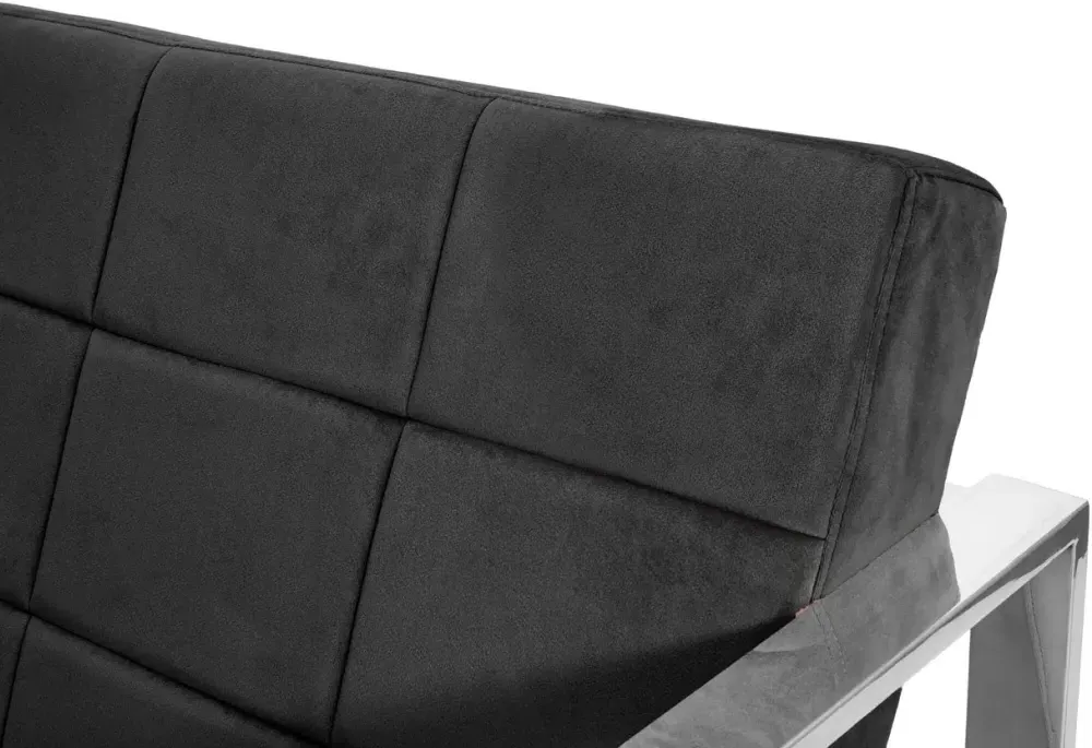 Vogue Cocktail Armchair - Black, Velvet