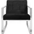 Vogue Cocktail Armchair - Black, Velvet