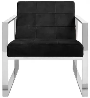 Vogue Cocktail Armchair - Black, Velvet image