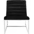 Vogue Cocktail Chair - Black, Velvet