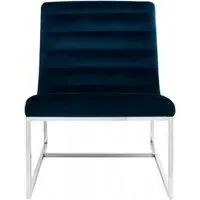 Vogue Cocktail Chair - Midnight, Velvet
