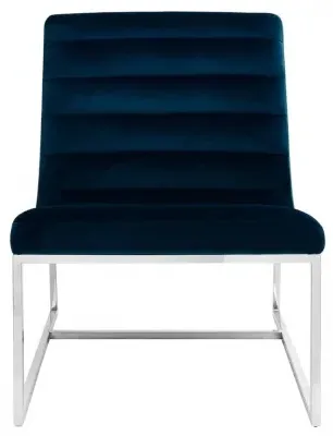 Vogue Cocktail Chair - Midnight, Velvet
