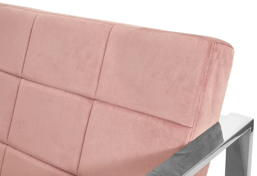 Vogue Cocktail Chair - Pink, Velvet