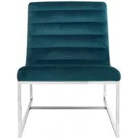 Vogue Cocktail Chair - Teal, Velvet