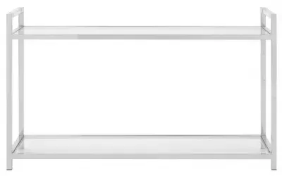 Vogue Console Table - Glass, Chrome image