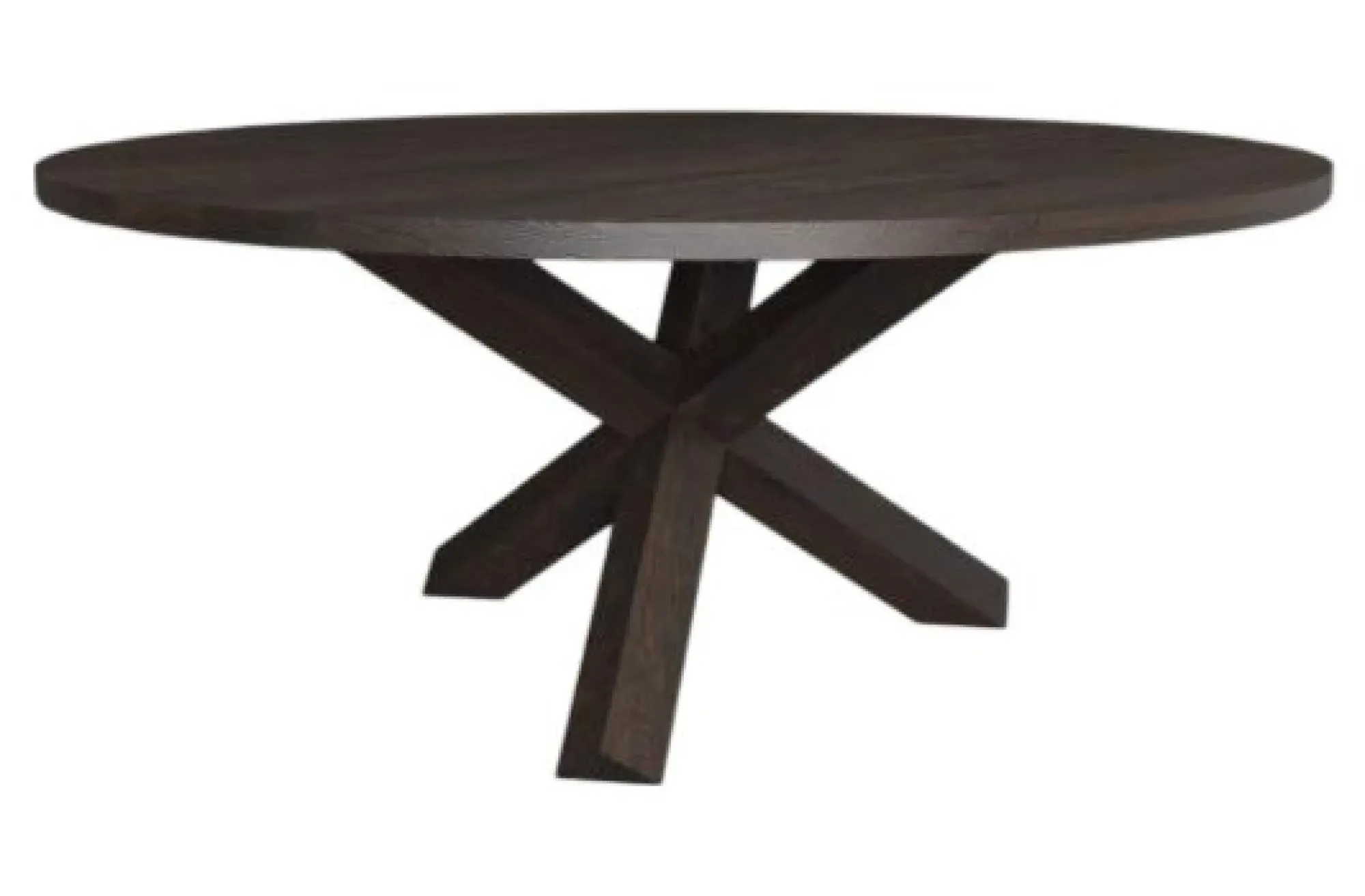 Camas Oak Oval Dining Table with Spider Legs - White Oiled Oak