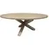 Camas Oak Oval Dining Table with Spider Legs - White Oiled Oak