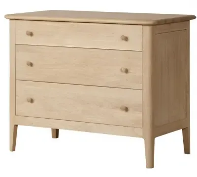 Modena 3-Drawer Chest of Drawers - Oak image