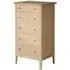 Modena 5-Drawer Tall Chest of Drawers - Oak