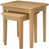 Modena Oak Nest of Tables - Oak