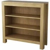 Sanford Low Oak Shelving Unit - Linseed Oil