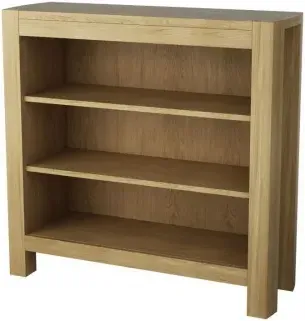 Sanford Low Oak Shelving Unit - Linseed Oil image