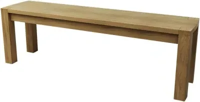 Sanford Oak Dining Bench for 150cm Table - Linseed Oil