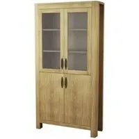 Sanford Oak Display Cabinet - Linseed Oil