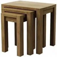 Sanford Oak Nest of Tables - Oak
