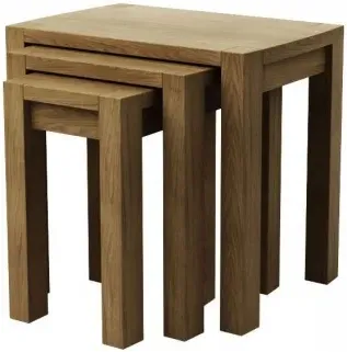 Sanford Oak Nest of Tables - Oak image