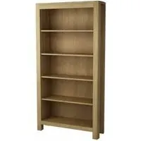 Sanford Tall Oak Shelving Unit - Linseed Oil