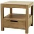 Taranto Oak Bedside Table - Linseed Oil