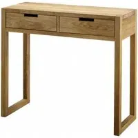 Taranto Oak Console Table - Linseed Oil