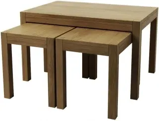 Taranto Oak Nest of Tables No 1 - Linseed Oil