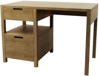 Taranto Oak Writing Desk - Linseed Oil image