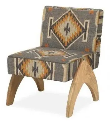 Dewas Kilim Chair - Grey image