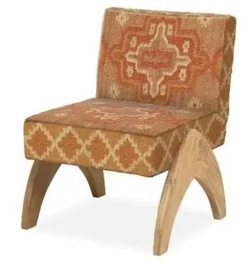 Dewas Kilim Chair - Orange