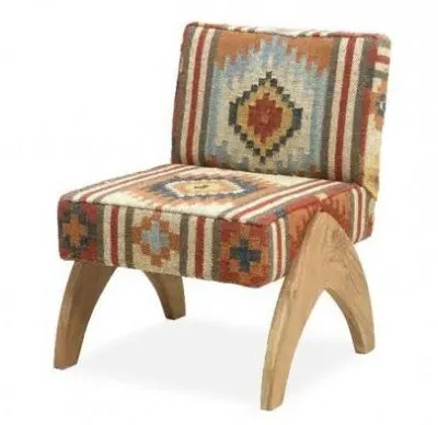 Dewas Kilim Chair - Red
