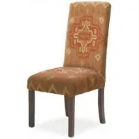 Dewas Kilim Dining Chair - Orange