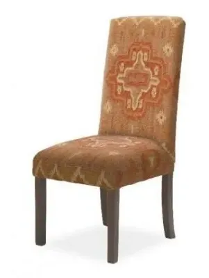 Dewas Kilim Dining Chair - Orange image