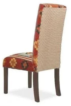 Dewas Kilim Dining Chair - Red