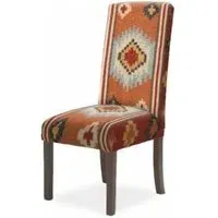 Dewas Kilim Dining Chair - Red