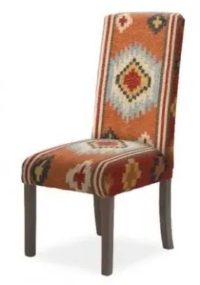 Dewas Kilim Dining Chair - Red