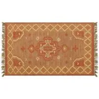 Dewas Kilim Medium Floor Rug - Orange